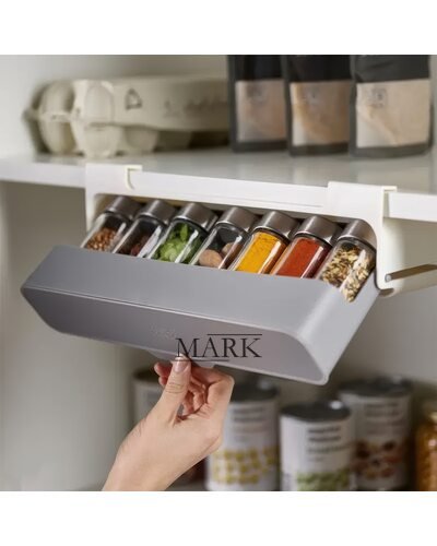 Подвесной органайзер-подставка для специй с 7 баночками Spice Rack 378 (205)