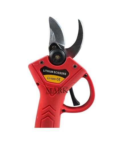 Секатор аккумуляторный Lithium Scissors с 2 аккумуляторами 12V в чехле, Красный (AMN)