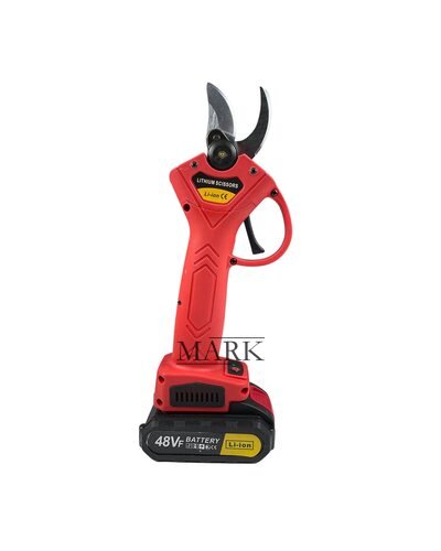 Секатор аккумуляторный Lithium Scissors с 2 аккумуляторами 12V в чехле, Красный (AMN)