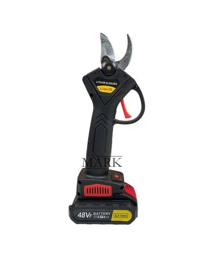 Секатор аккумуляторный Lithium Scissors с 2 аккумуляторами 12V в чехле, Черный (AMN)