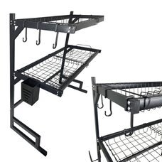 Сушка для посуду Kitchen Rack стильний дизайн 75×65×33 см метал (AMN)