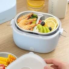 Електричний ланч-бокс для їжі з підігрівом на 2 відділення Electric Lunch Box LY-800 1л (205)