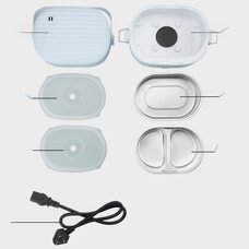 Електричний ланч-бокс для їжі з підігрівом на 2 відділення Electric Lunch Box LY-800 1л (205)