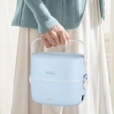 Електричний ланч-бокс для їжі з підігрівом на 2 відділення Electric Lunch Box LY-800 1л (205)