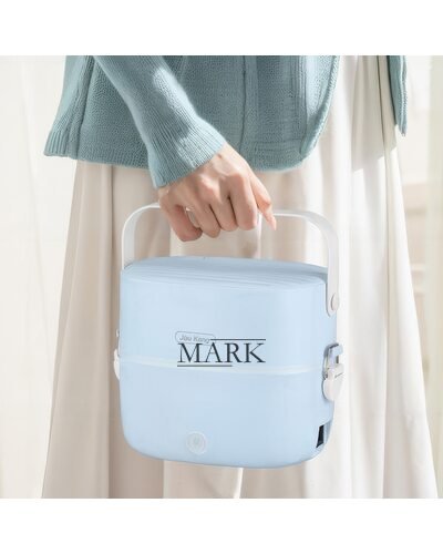 Электрический ланч-бокс для еды с подогревом на 2 отделения Electric Lunch Box LY-800 1л (205)