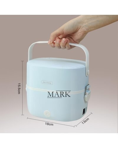 Электрический ланч-бокс для еды с подогревом на 2 отделения Electric Lunch Box LY-800 1л (205)