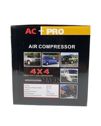 Автомобильный компрессор Air Compressor 12В, портативный, 35 л/мин, до 150 PSI (AMN)