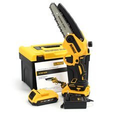 Міні-пила DeWalt DCM160N аккумуляторна, з напівавтоматичним змащенням ланцюга (24V, 4AH, шина 15 см) в кейсі
