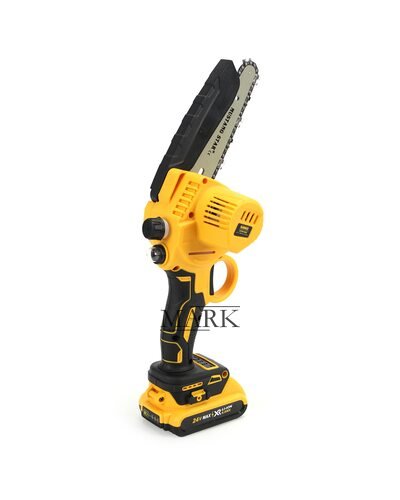 Мини-пила DeWalt DCM160N аккумуляторная, с полуавтоматической смазкой цепи (24V, 4AH, шина 15 см) в кейсе