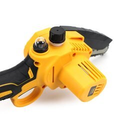 Міні-пила DeWalt DCM160N аккумуляторна, з напівавтоматичним змащенням ланцюга (24V, 4AH, шина 15 см) в кейсі