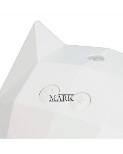 Портативный бытовой увлажнитель воздуха с хлопковым фильтром в виде головы волка 650 мл 5295, Белый (205)