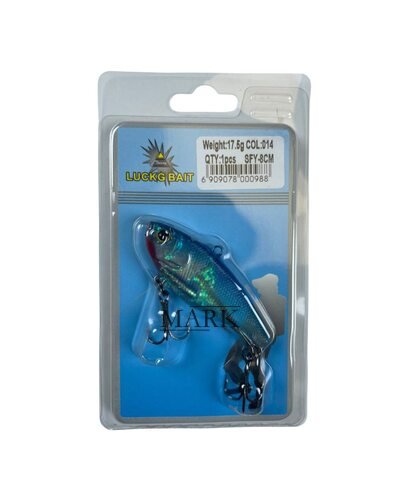 Искусственная приманка LuckG Bait блесна, силиконовая рыбка 80 мм / 17,5 г / color #014 (988)