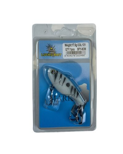 Искусственная приманка LuckG Bait блесна, силиконовая рыбка 80 мм / 17,5 г / color #121 (988)
