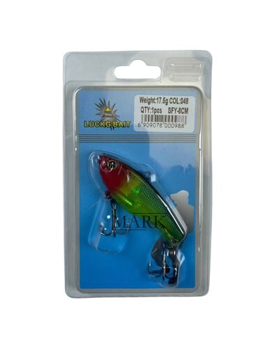 Искусственная приманка LuckG Bait блесна, силиконовая рыбка 80 мм / 17,5 г / color #048 (988)