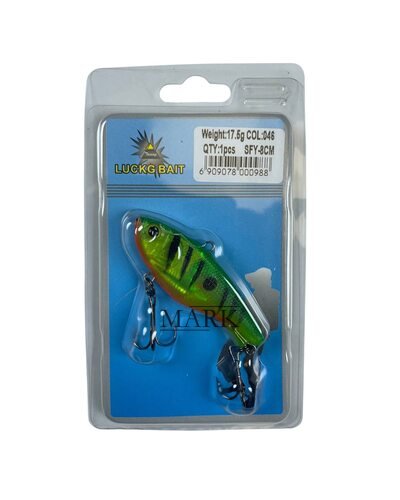Искусственная приманка LuckG Bait блесна, силиконовая рыбка 80 мм / 17,5 г / color #046 (988)