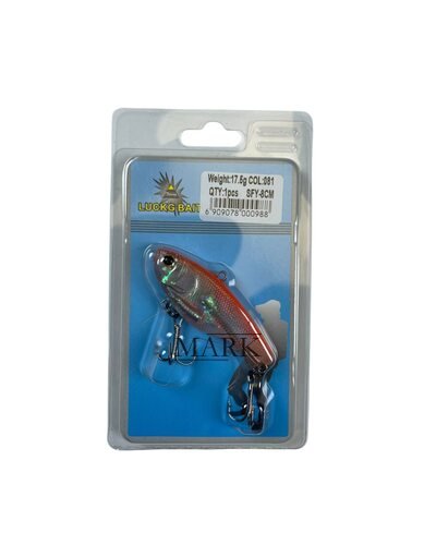 Искусственная приманка LuckG Bait блесна, силиконовая рыбка 80 мм / 17,5 г / color #081 (988)