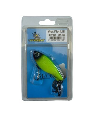 Искусственная приманка LuckG Bait блесна, силиконовая рыбка 80 мм / 17,5 г / color #051 (988)