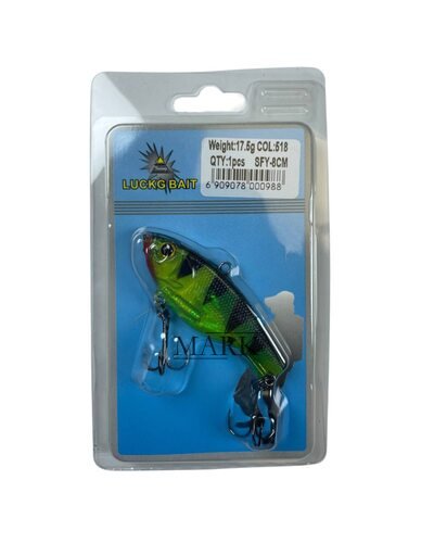Искусственная приманка LuckG Bait блесна, силиконовая рыбка 80 мм / 17,5 г / color #518 (988)