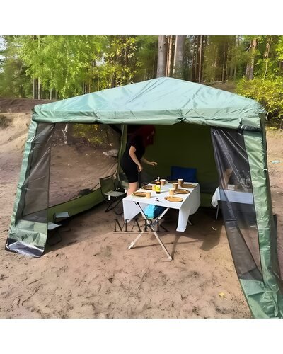 Кемпинговая палатка с москитной сеткой Xue Shan Lang 2902 "Беседка" 320х320х225 см (SHRK)