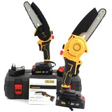 Портативный аккумуляторный веткорез с функцией смазки цепи DeWalt DCM155HN