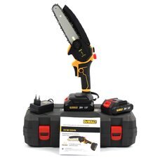 Портативний акумуляторний гілкоріз з функцією змащування ланцюга DeWalt DCM155HN