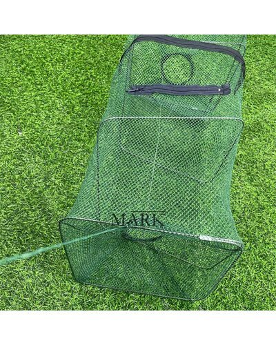 Рыболовная раколовка верша с карманом для наживки "Тунель" на 2 входа 55*24*24 см (KR)