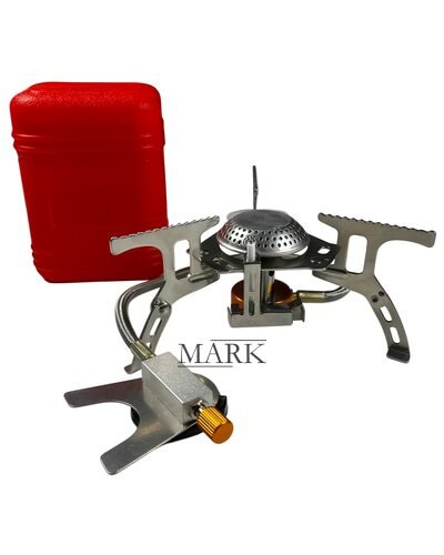 Туристическая портативная газовая плита с удлинителем в кейсе Пикник 15 см (YAB)