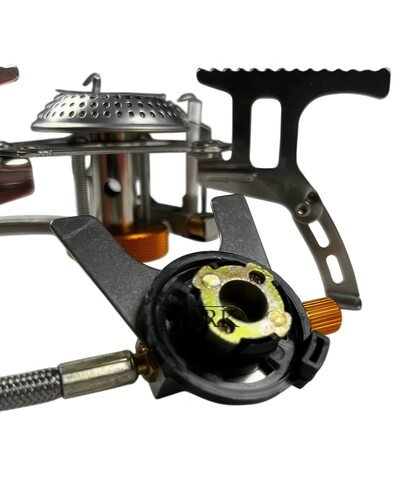 Туристическая портативная газовая плита с удлинителем в кейсе Пикник 15 см (YAB)