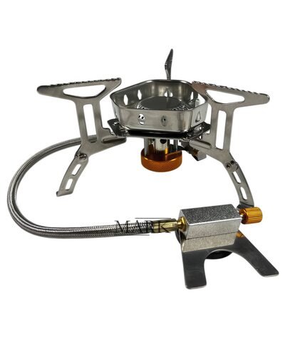 Туристическая портативная газовая плита с удлинителем в кейсе Пикник 15 см (YAB)