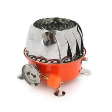 Портативна походна міні-плита для кемпінгу з вітрозахистом Yanchuan YC-301 19 см (YAB)