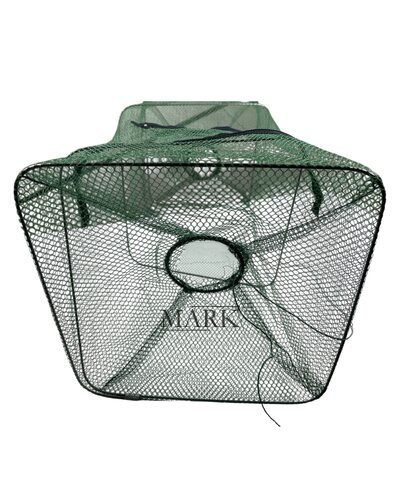 Рыболовная раколовка верша с карманом для наживки "Тунель" на 2 входа 50*21*21 см (KR)