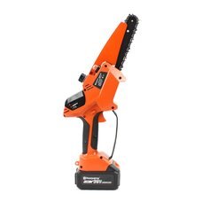 Портативний акумуляторний гілкоріз з LED індикатором рівня заряду та функцією змащування ланцюга Husqvarna 75iXP KIT (36В, 6Аh)