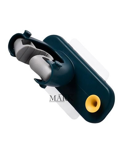 Съемный многофункциональный компактный настенный держатель-органайзер для швабр и щеток Зеленый (205)