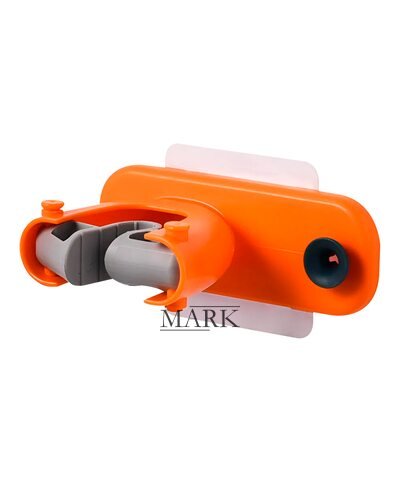 Съемный многофункциональный компактный настенный держатель-органайзер для швабр и щеток Оранжевый (205)