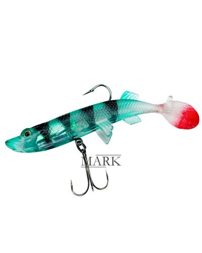 Рыбацкая силиконовая многоразовая приманка для рыбы Jaixing Soft Lures 15.2g, 10см, 3шт, цвет 096