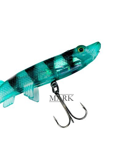 Рыбацкая силиконовая многоразовая приманка для рыбы Jaixing Soft Lures 15.2g, 10см, 3шт, цвет 096