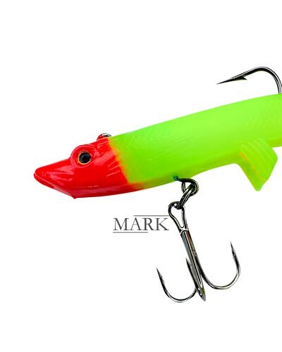 Рыбацкая силиконовая многоразовая приманка для рыбы Jaixing Soft Lures 15.2g, 10см, 3шт, цвет 034