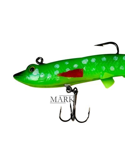 Рыбацкая силиконовая многоразовая приманка для рыбы Jaixing Soft Lures 22.3g, 12см, 3 шт, цвет 031