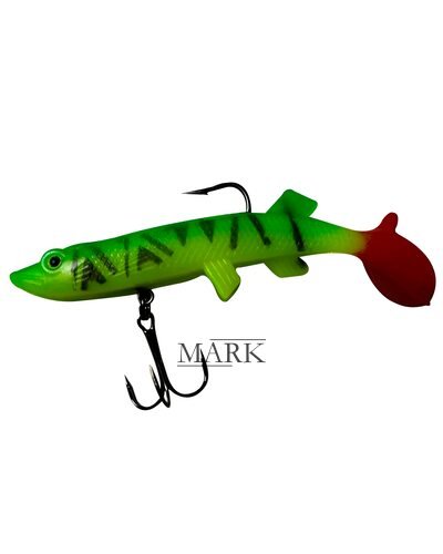 Рыбацкая силиконовая многоразовая приманка для рыбы Jaixing Soft Lures 15.2g, 10см, 3шт, цвет 007