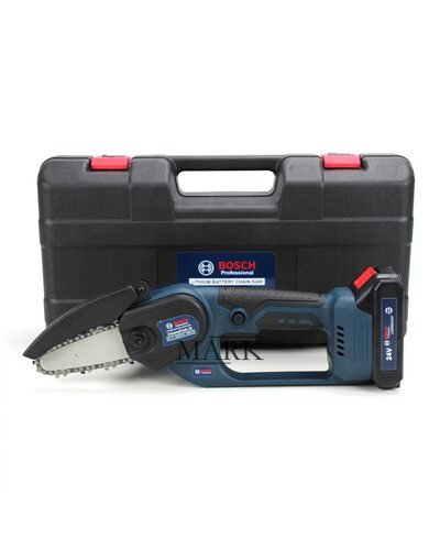Аккумуляторная мини-пила Bosch UniversalChain 24 (24V, 4Аh, шина 10 см) защитная крышка, в кейсе