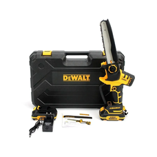 Портативна бездротова акумуляторна щіточна міні-пила сучкоріз із кейсом для зберігання 2 акумулятори в комплекті DeWalt DCM190HN (24V, 5Аh, шина 20 см)