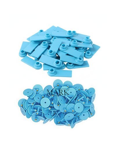 Набор ушных бирок с нумерацией (001–100) для идентификации животных (JS)