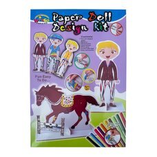 Дитячий набір для творчості аплікація-розмальовка WG50015 "Paper Doll Design Kit" (NI)