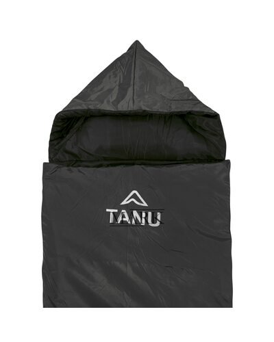 Туристический одноместный спальный мешок с синтепоном TANU -17С°, 350 г/м2, 215х80 см Черный (BR) Туристический одноместный спальный мешок с синтепоном TANU -17С°, 350 г/м2, 215х80 см Черный (BR)