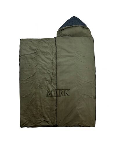 Туристический портативный термо набор спальный мешок с подушкой TANU -25С°, 300 г/м2, 215*75 см Черный (BR)