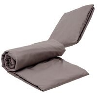 Простынь-наматрасник на резинке GSG-033 200х220+28 см Серый