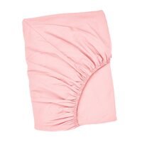 Простынь-наматрасник на резинке GSG-033 200х220+28 см Розовый