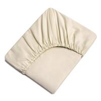 Простынь-наматрасник на резинке GSG-033 200х220+28 см Молочный