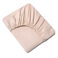 Простынь-наматрасник на резинке GSG-033 200х220+28 см Кремовый