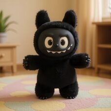 Колекційна іграшка-сюрприз фігурка-брелок Labubu Лабубу Чорний